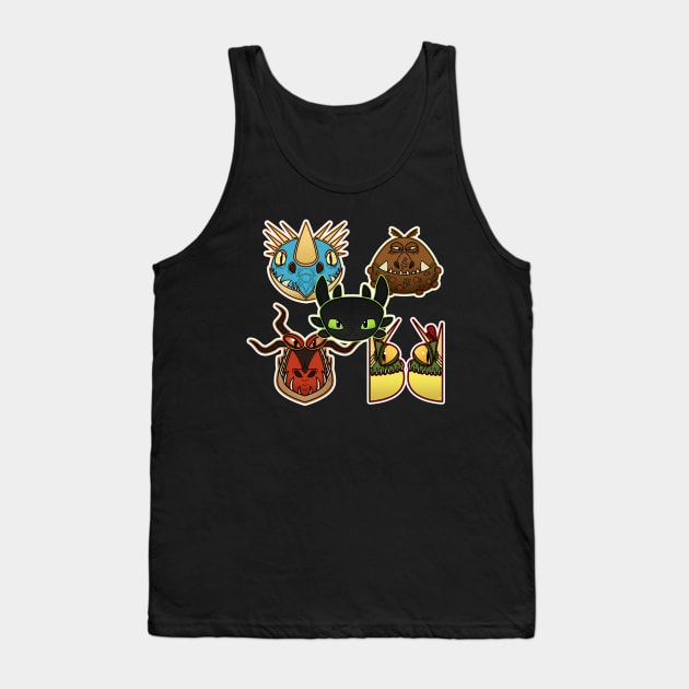 Alpha - How To Train Your Dragon Tank Top by GauntletQueen